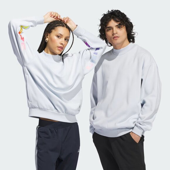 Adidas x Pabllo Vittar Pride Graphic Fleece Sweatshirt Adult Unisex, Size Large - Picture 1 of 16
